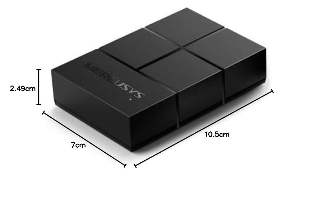 MERCUSYS MS105G 5-Port Desktop Ethernet Network Switch/Hub, 10/100/1000Mbps Ethernet Splitter, Energy Saving up to 82%, Plug & Play, TP-Link Switch, Perfect for home/small office/dormitory — view 9