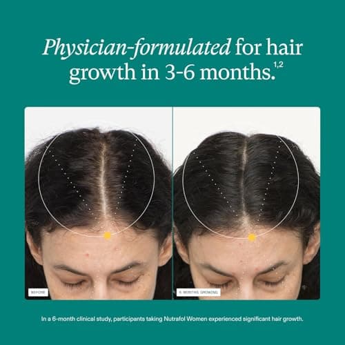 Nutrafol Women's Hair Growth Supplements, Ages 18-44, Clinically Tested for Visibly Thicker and Stronger Hair, Dermatologist Recommended - 1 Month Supply — view 3