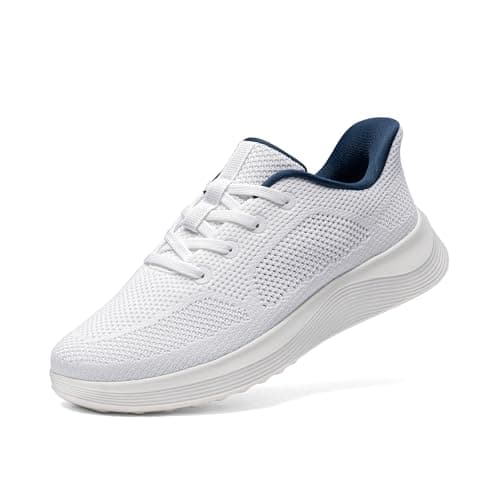 Bruno Marc Men's Slip on Walking Shoes Lightweight Breathable Comfortable Casual Sneakers,Size 11,White,SBWA26002M