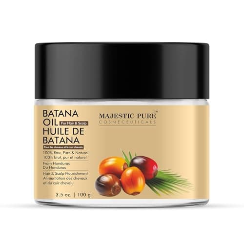 MAJESTIC PURE Batana Butter for Hair | Moisturizes Scalp & Hair | Nourishing & Volumizing | 100% Pure & Natural | PETA Certified | 103 ml