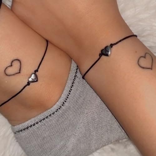SANNYRA Pinky Promise Bracelet, BE Couples Bracelets Matching Initial Relationship Boyfriend Gift Stuff, 26 Letters Friendship Bracelet for Her 2 Pieces Bf Gifts — view 2