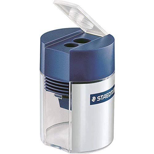 Staedtler Double-hole Tub Pencil Sharpener - 2 Hole(s) - Plastic