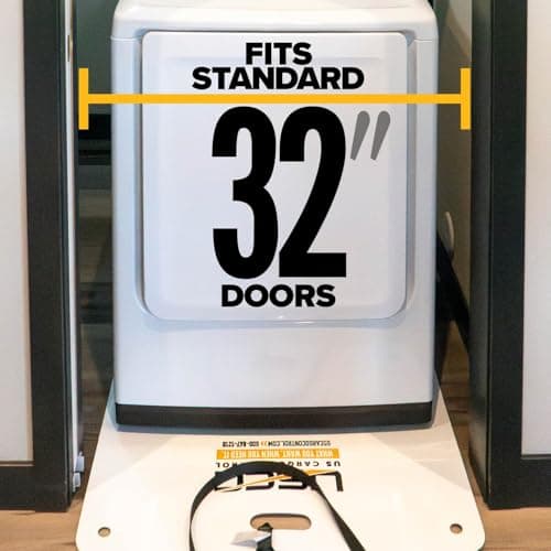 US Cargo Control Appliance Slider with Pull Strap, 48" X 30" Plastic Floor Protection Appliance Moving Mat for Moving on Hardwood Floors & Tile Floors, Glides Easy & Fits Standard Doorway - 2 Pack — view 4