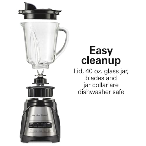 Hamilton Beach Power Elite Blender For Smoothies With Wave Action System — view 4