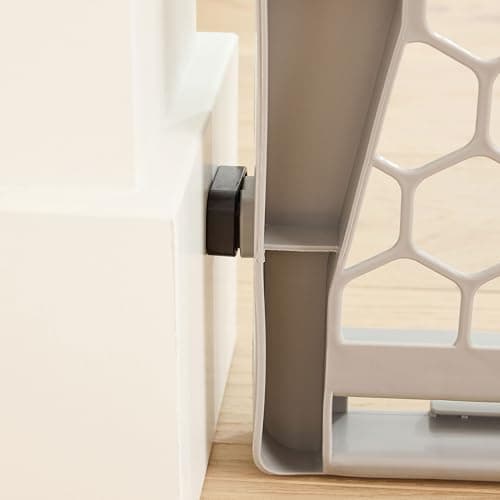 Regalo Easy Fit Plastic Adjustable Extra Wide Baby Gate, Award Winning Brand, 23 Inches Tall, Fits Openings Between 28 to 42 Inches, Pressure Mounted — view 6