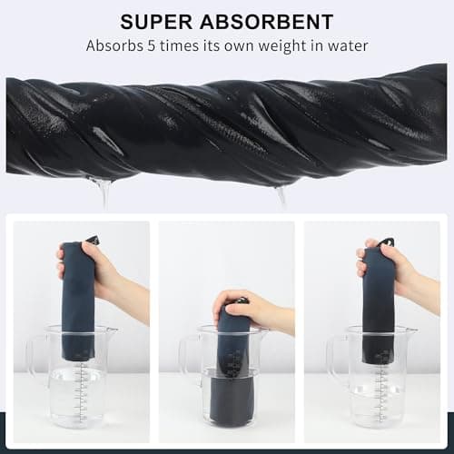 Rainleaf Microfiber Towel Perfect Travel & Gym & Camping Towel. Quick Dry - Super Absorbent - Ultra Compact - Lightweight. Suitable for Trip, Beach, Shower, Backpacking, Pool — view 3