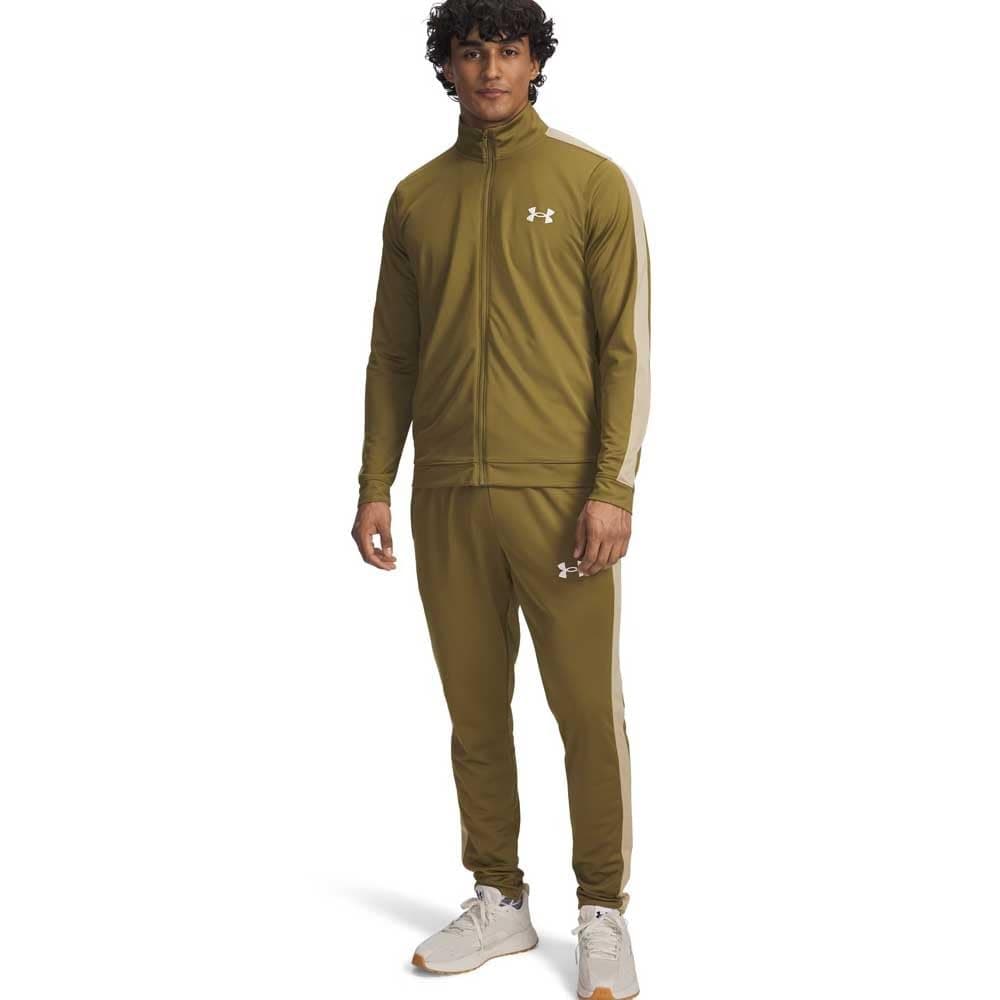 Under Armour Hombre Chándal De Punto, Pitch Grey/Black — view 10