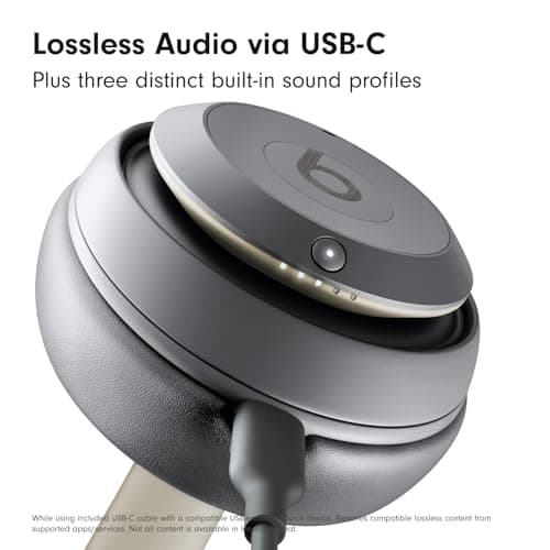 Beats Studio Pro Premium Wireless Over-Ear Headphones- Up to 40-Hour Battery Life, Active Noise Cancelling, Great for Travel & Commuting, Apple & Android Compatible - Exclusive Sand Gray — view 6