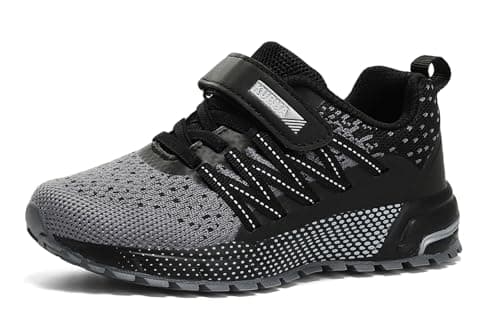 KUBUA Kids Sneakers Lightweight Boys Girls Tennis Shoes