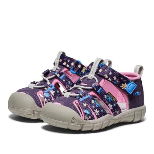 KEEN Unisex-Child Seacamp 2 CNX Closed Toe Sandals, Daisies/Marina, 7 CA — view 3