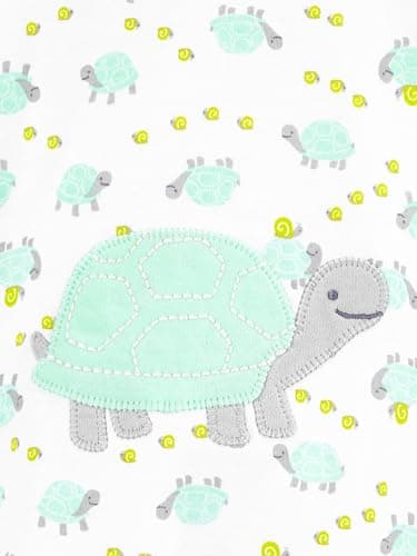 Simple Joys by Carter's Baby Neutral 2-Pack Cotton Footed Sleep and Play, Bear Hugs, Newborn — view 2
