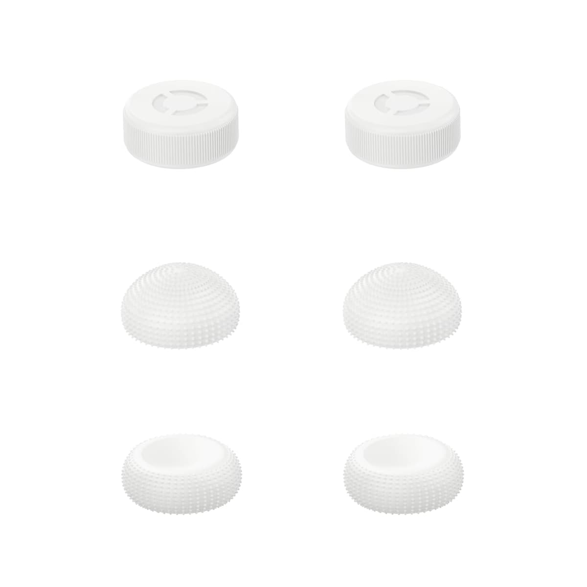 Lenovo Tapas para Joystick (6 Piezas, 3 Estilos - Cóncavas, Esféricas, Cilíndricas, Material Silicona) Compatibles con Legion Go 2 y Legion Go S – Color Blanco Glaciar — view 2