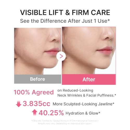 medicube PDRN Collagen Gua Sha Neck Wrinkle Cream | Built-In Gua Sha Massager with Volufiline 5% | Firming, Contour Care for the Look of Fine Lines, Jawline, Neck, Décolleté | Korean Skincare, 3.17 oz — view 3