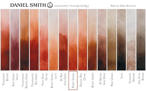 Daniel Smith 284600010 Extra Fine Watercolor 15ml Paint Tube, Burnt Sienna, 0.5 Fl Oz (Pack of 1) — view 4