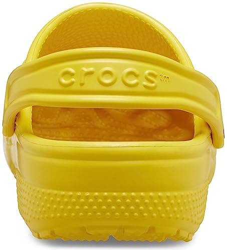 Crocs Unisex-Child Classic Clogs, Sunflower, 3 Little Kid