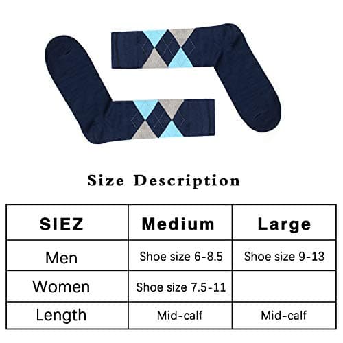 7DayOtter Modal Odor Resistant Cotton Business Dress Men's Crew Socks 6 Pack — view 3