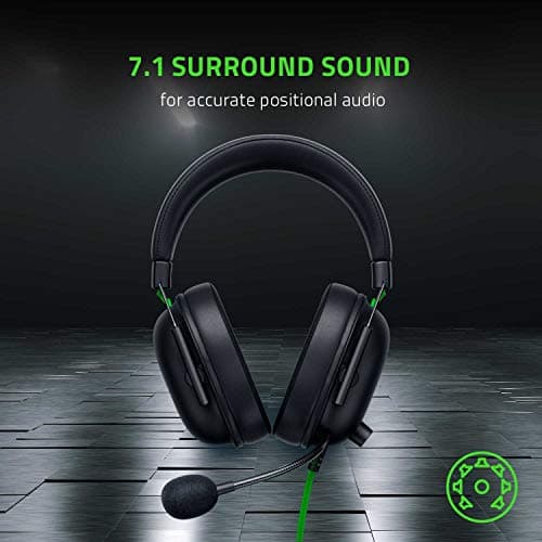 Razer BlackShark V2 X Gaming Headset: 50mm Drivers - Cardioid Mic - Memory Foam Cushion - Lightweight- Comfortable, Noise Isolating Earcups - for PC, PS4, PS5, Switch - 3.5mm Audio Jack - Black — view 6