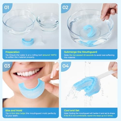 Kaitse Anti Snoring Device for Sleep: 3-Position Adjustable & Reusable Mouthpiece for Adults Designed to Help Reduce Snoring for Better Sleep — view 5