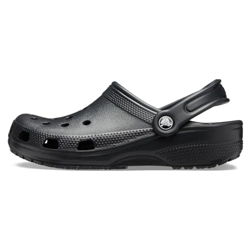 Crocs Unisex-Adult Classic Clogs, Black, 10 Men/12 Women — view 8