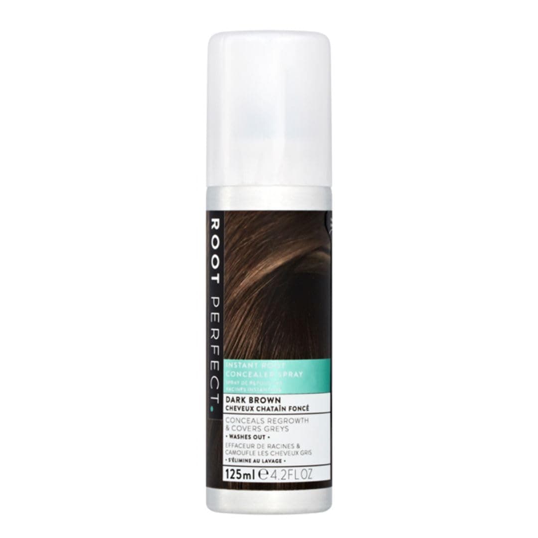 ROOT PERFECT Dark Brown Root Concealer Spray: Instant Gray Coverage, Temporary Hair Color Touch Up, Quick Salon Quality Dye for Women, 75ml — view 12