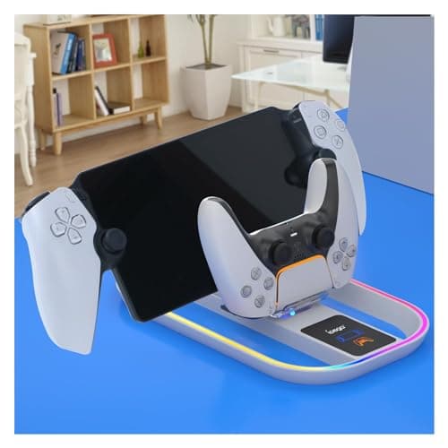 PlayStation Portal Charger Dock, PS5 Controller Station with 14 RGB Modes — view 6