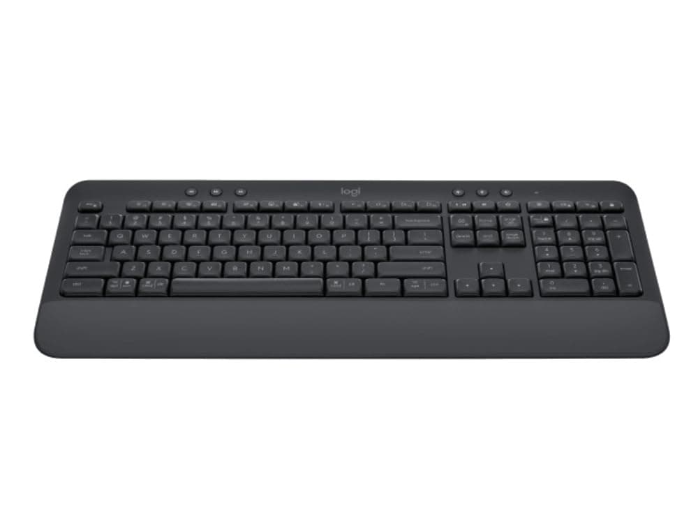 LOGITECH Signature K650 Comfort Full-Size Wireless Keyboard with Wrist Rest Graphite — view 3