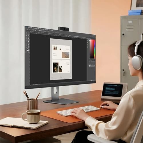 Cybrimax All in One Desktop Computer, 24" Display, i5 CPU Up to 3.3 GHz, 16GB RAM, 256 GB SSD, Privacy Protection Webcam, WiFi 6 + BT 5.3, Win11 Home, Black — view 6