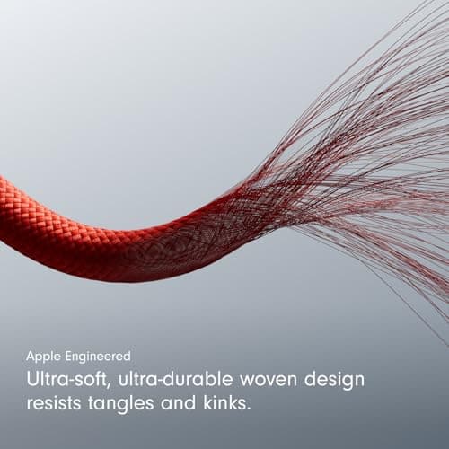 Beats 240W USB-C to USB-C Braided Cable, Fast Charging, Durable/Tangle Free, Compatible with Apple and Android Devices (3 m/10 ft) – Rapid Red — view 4