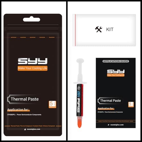 Thermal Paste CPU 2g SYY with Toolkit Compound Paste Heatsink for IC/Processor/CPU/All Coolers, Carbon Based High Performance, Thermal Interface Material — view 4
