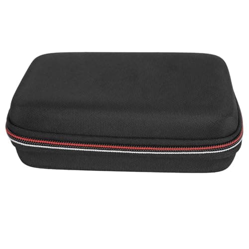 Generic Game Console Carrying Case Durable Protective with Inner Pocket for New 3DS XL 2DS XL, Travel Pouch for Gamers, Nylon Black