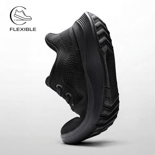 Bruno Marc Men's Slip on Walking Shoes Lightweight Breathable Comfortable Casual Sneakers,Size 10.5,All Black,SBWA26002M — view 5