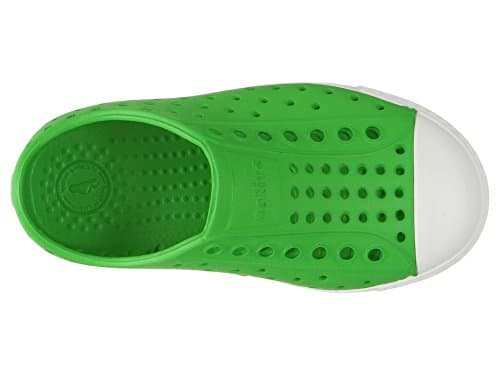 Native Shoes Jefferson Kids Slip-On Sneaker, Grasshopper Green/Shell White, 6 Toddler