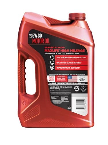 Valvoline MaxLife High Mileage 5W-30 Synthetic Blend Motor Oil 5 Quart — view 2