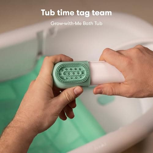 Frida Baby Control The Flow Bathtub Sprayer Attachment for Baby Bathtub, Shower Head with Scalp Massager, Control Waterflow with 2 Pressure Modes — view 5