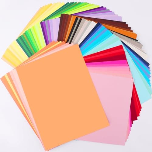 240 Sheets 8.5" X 11" Colored Cardstock, 80 Assorted Colors 180 GSM/65 LB Construction Paper Card Stock Printer Paper for Printing, Card Making, DIY Crafts, Kids School Supplies,Party Decorations — view 2