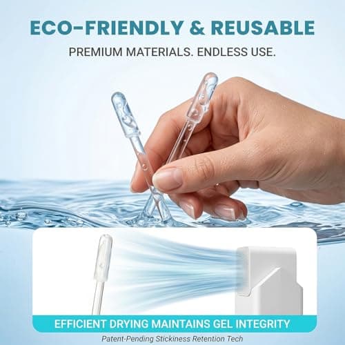 48 Pcs Ear Cleaning for Adults Kids,Reusable Sticky Ear Cleaner for Ear Wax Removal,Ear Wax Cleaner with Soft Resin Heads (Small) — view 3