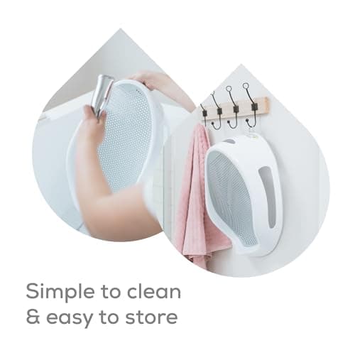 Angelcare Baby Bath Support (Gray) | Ideal for Babies Less Than 6 Months Old — view 4