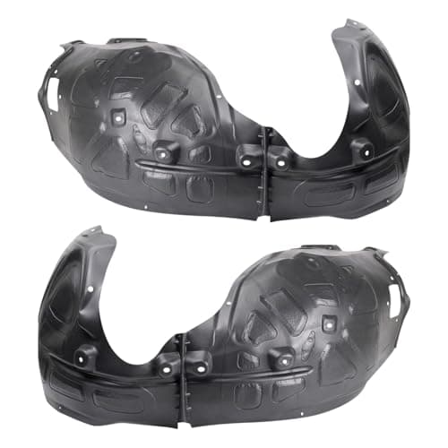 TRQ Front Driver & Passenger Side Inner Fender Liner Set Compatible with 2015-2022 Dodge Charger Pursuit R/T SXT 2018-2022 Charger GT