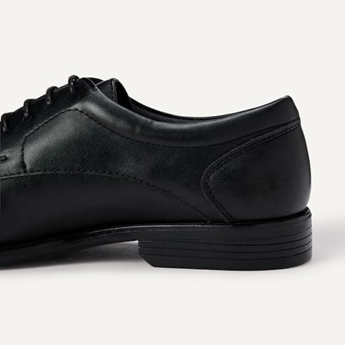 Amazon Essentials Men's Twin Seam Square Toe Derby Dress Shoes, Black, 11.5 — view 5
