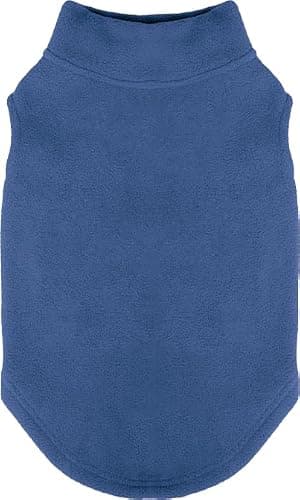Gooby - Stretch Fleece Vest, Pullover Fleece Vest Jacket Sweater for Dogs, Steel Blue, Medium — view 2