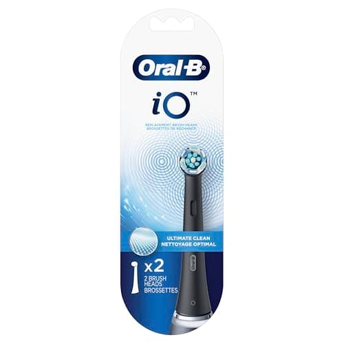 Oral-B iO Genuine Ultimate Clean Replacement Brush Heads, Black, 2ct Refills, 6 Month Supply, Compatible Exclusively with Oral-B iO Electric Toothbrushes, Not Compatible with any Other Series Including: Pro, Vitality, Smart, or Genius — view 13