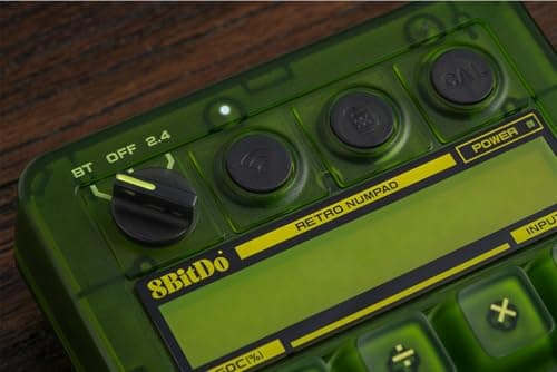 8BitDo Retro 18 Mechanical Numpad, Supports Calculator Mode, Bluetooth/2.4G/USB-C Numpad for Windows and Android - Xbox Edition — view 5