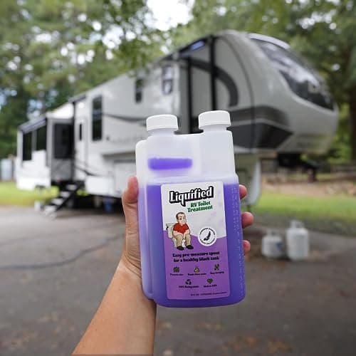 Liquified RV Toilet Treatment - Black Holding Tank Digester - Odor Eliminator - Lavender Scent - Matts RV Reviews (Lavender, 473ml) — view 7