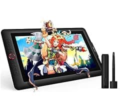 15.6" Drawing Tablet with Screen XPPen Artist 15.6 Pro Tilt Support Graphics Tablet Full-Laminated Red Dial (120% sRGB) Drawing Monitor Display 8192 Levels Pressure Sensitive & 8 Shortcut Keys