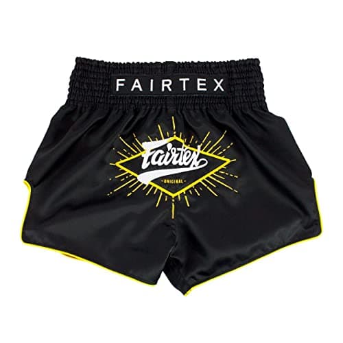 Fairtex Slim Cut Muay Thai Boxing Shorts, Bs1903 Black Focus, Large