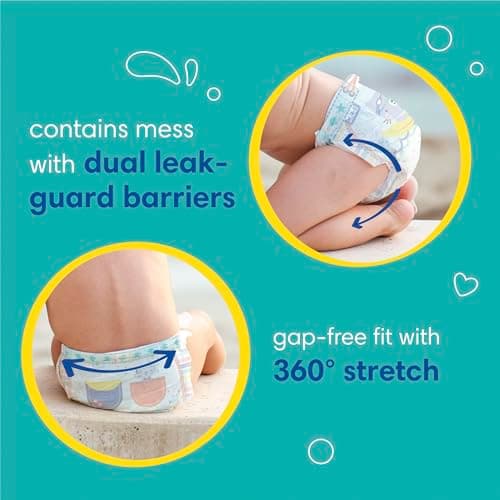 Pampers Swim Diapers - Splashers - Size 2-3, 20 Count, Gap-Free Disposable Baby Swimming Pants — view 10