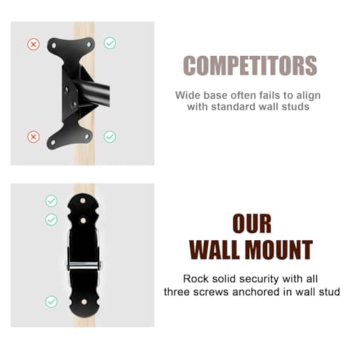 Gootus Bike Wall Mount Hanger - Horizontal Bicycle Indoor Storage Rack | Cycling Wall Mounted Holder Hook - Hang Your Road, Mountain or Hybrid Bikes in Garage or Home — view 5