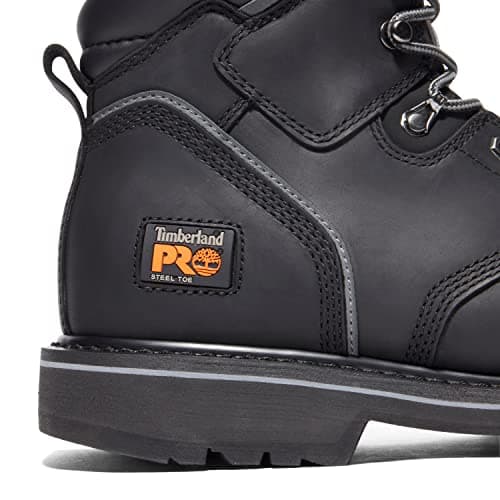 Timberland PRO Men's Pit Boss 6 Inch Steel Safety Toe Industrial Work Boot, Black-2024 New, 8.5 — view 2