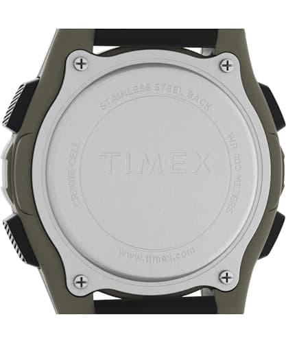 Timex Men's Expedition 41mm Watch - Black Strap Digital Dial Green Case — view 3