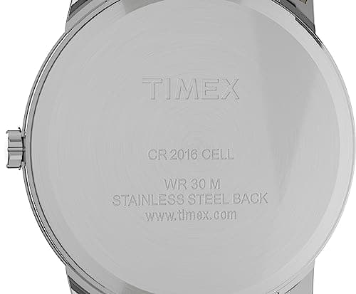 Timex T2H281 Easy Reader 35mm Black Leather Strap Watch — view 4
